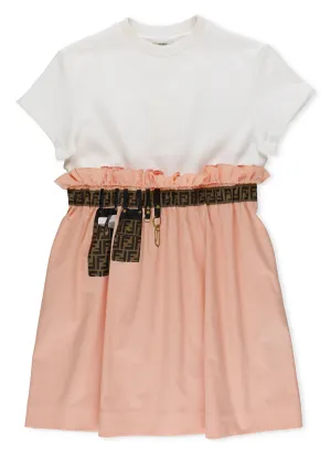 Fendi Kids Accessory Printed Dress