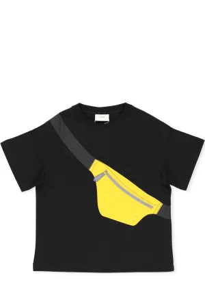 Fendi Kids Bag Printed T-Shirt