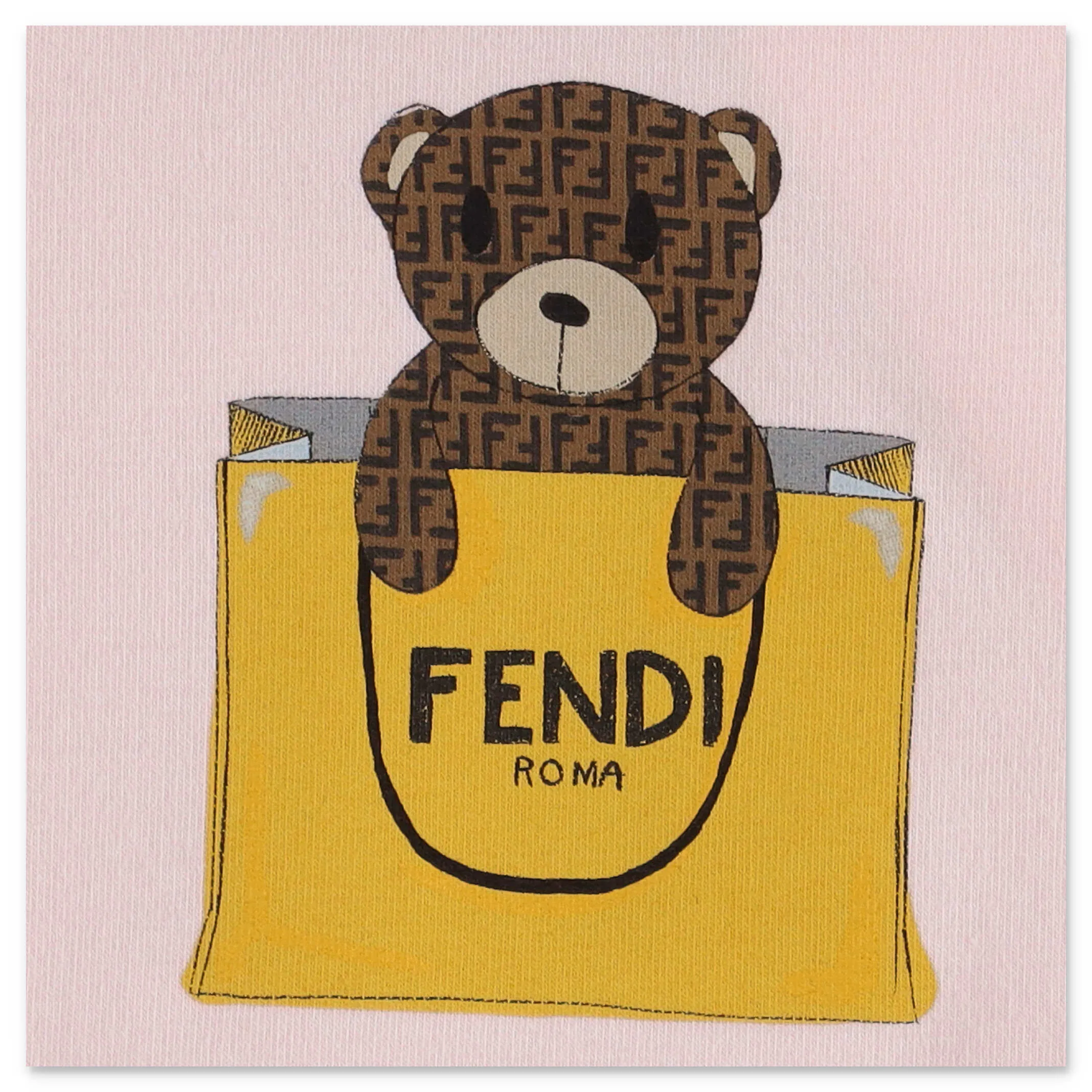 Fendi Kids Bear Printed Sweatshirt