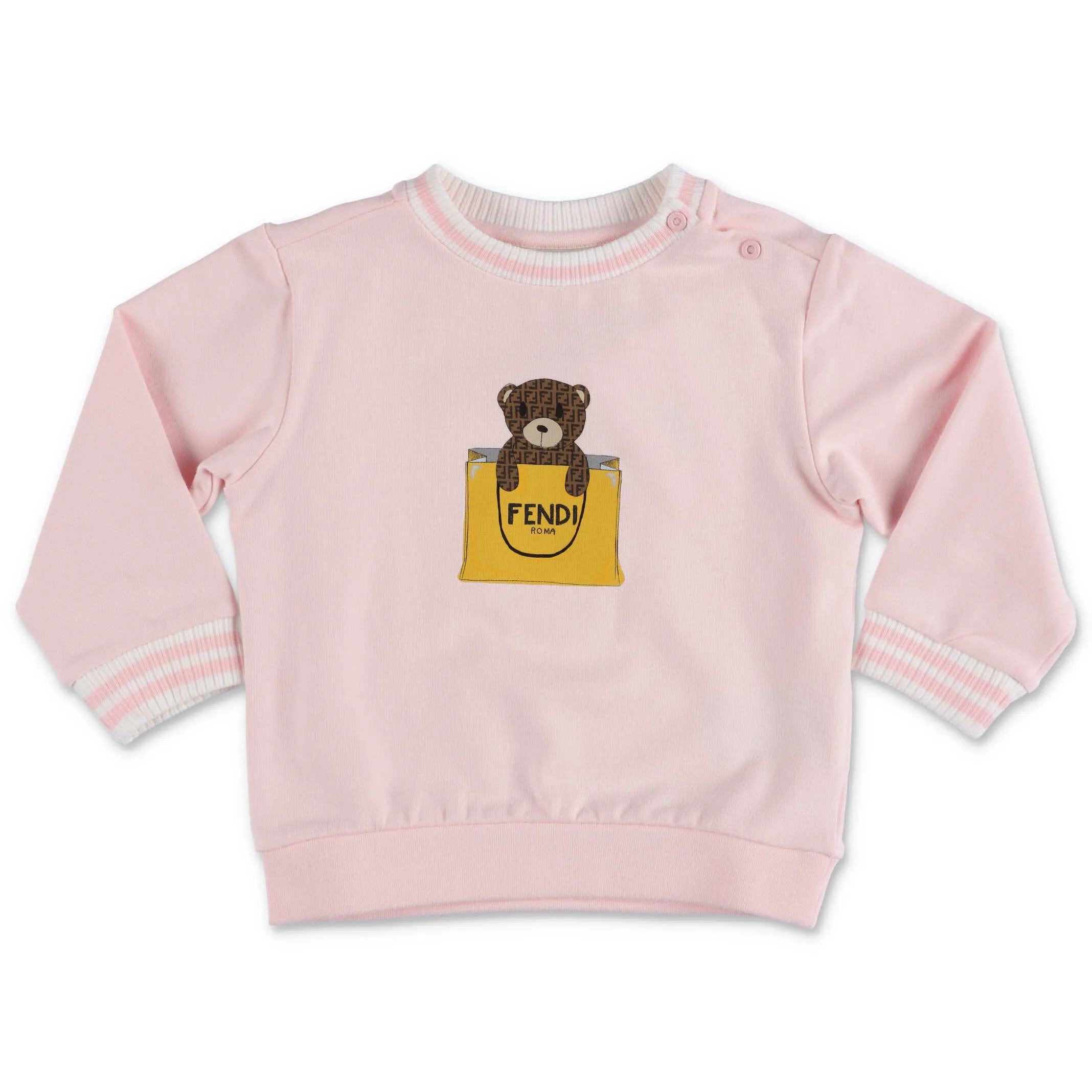 Fendi Kids Bear Printed Sweatshirt