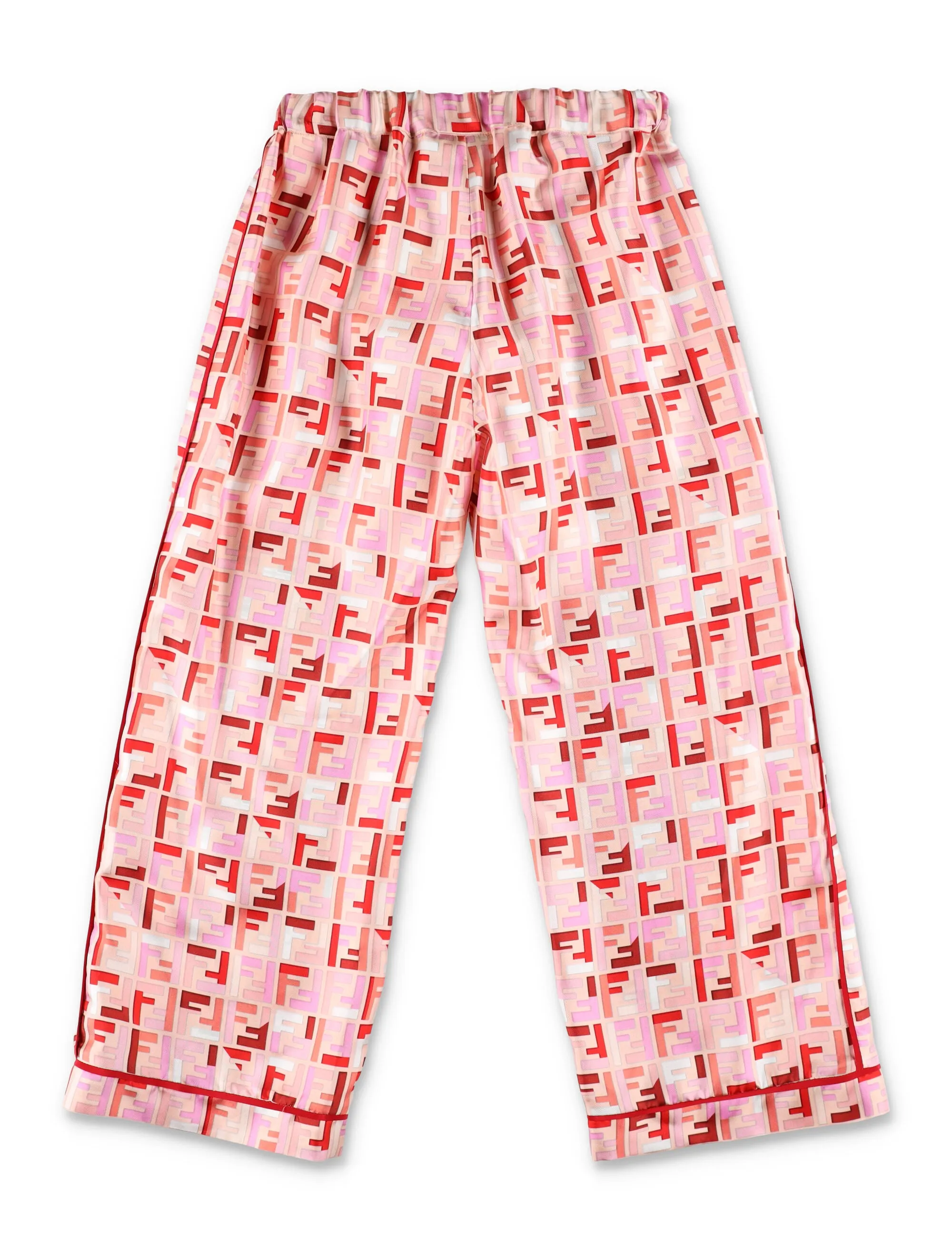 Fendi Kids Chinese New Year FF Logo Elastic Waist Trousers
