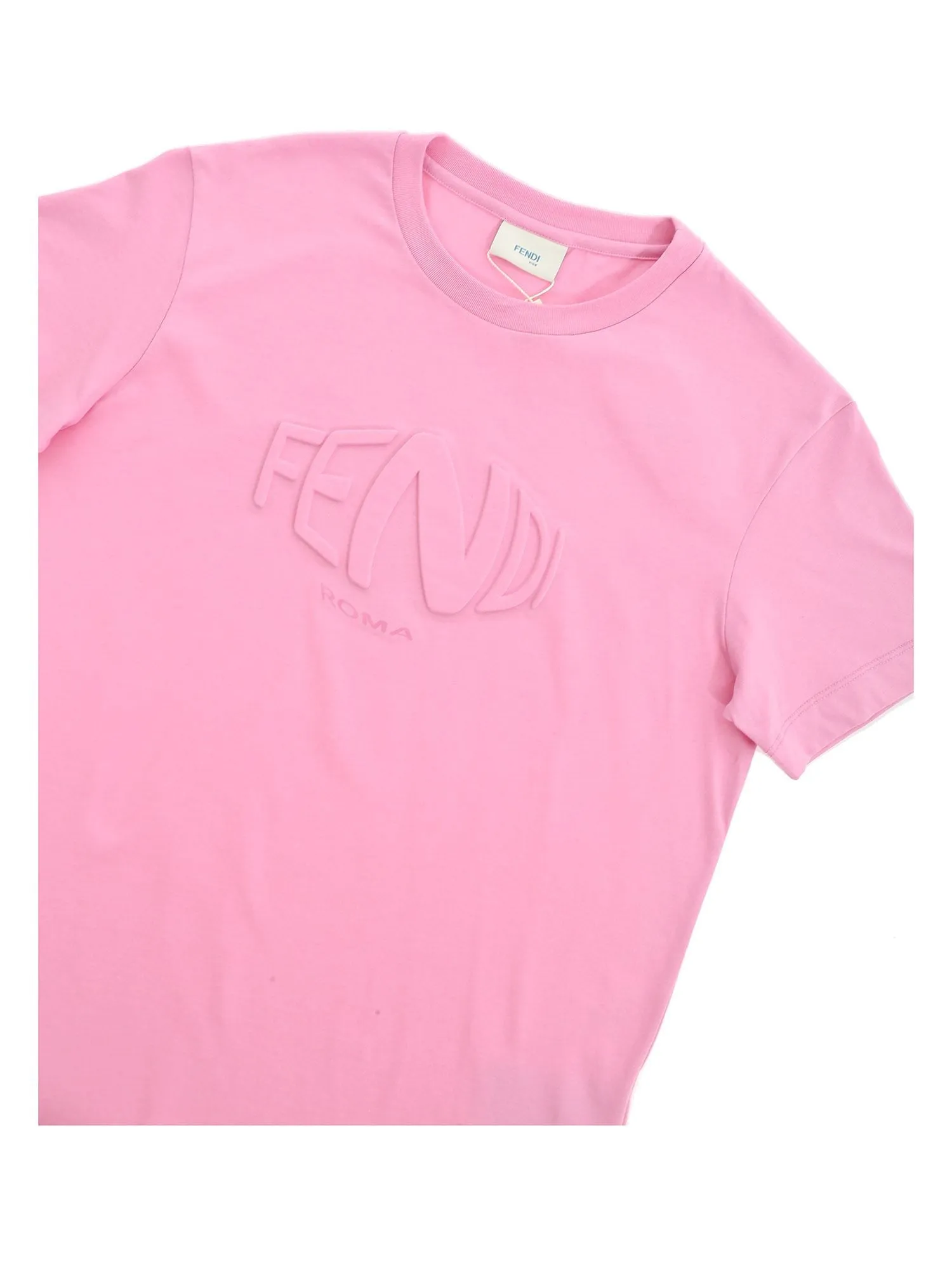 Fendi Kids Embossed Logo T-Shirt