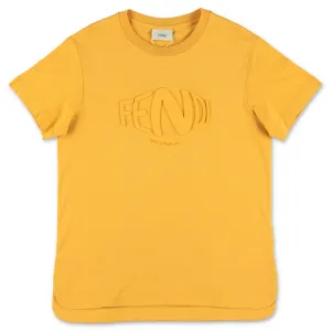 Fendi Kids Embossed Logo T-Shirt
