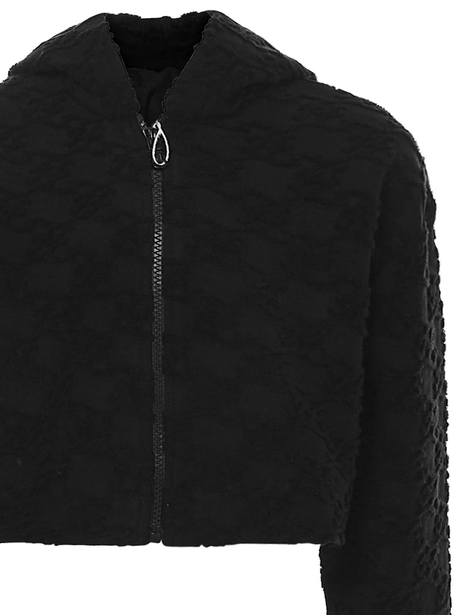 Fendi Kids FF Karligraphy Hooded Bomber Jacket