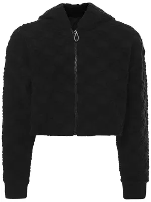 Fendi Kids FF Karligraphy Hooded Bomber Jacket