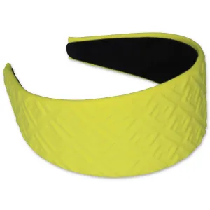Fendi Kids FF Logo Embossed Headband