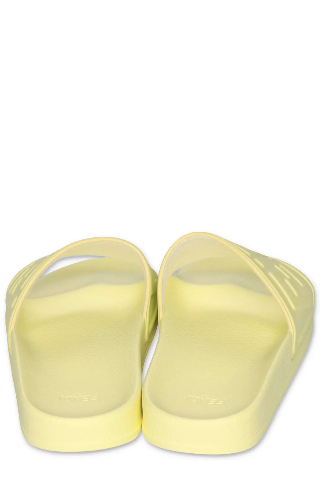 Fendi Kids FF Logo Embossed Slip-On Slides