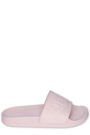Fendi Kids FF Logo Embossed Slip-On Slides
