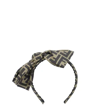 Fendi Kids FF Motif Bow Headband