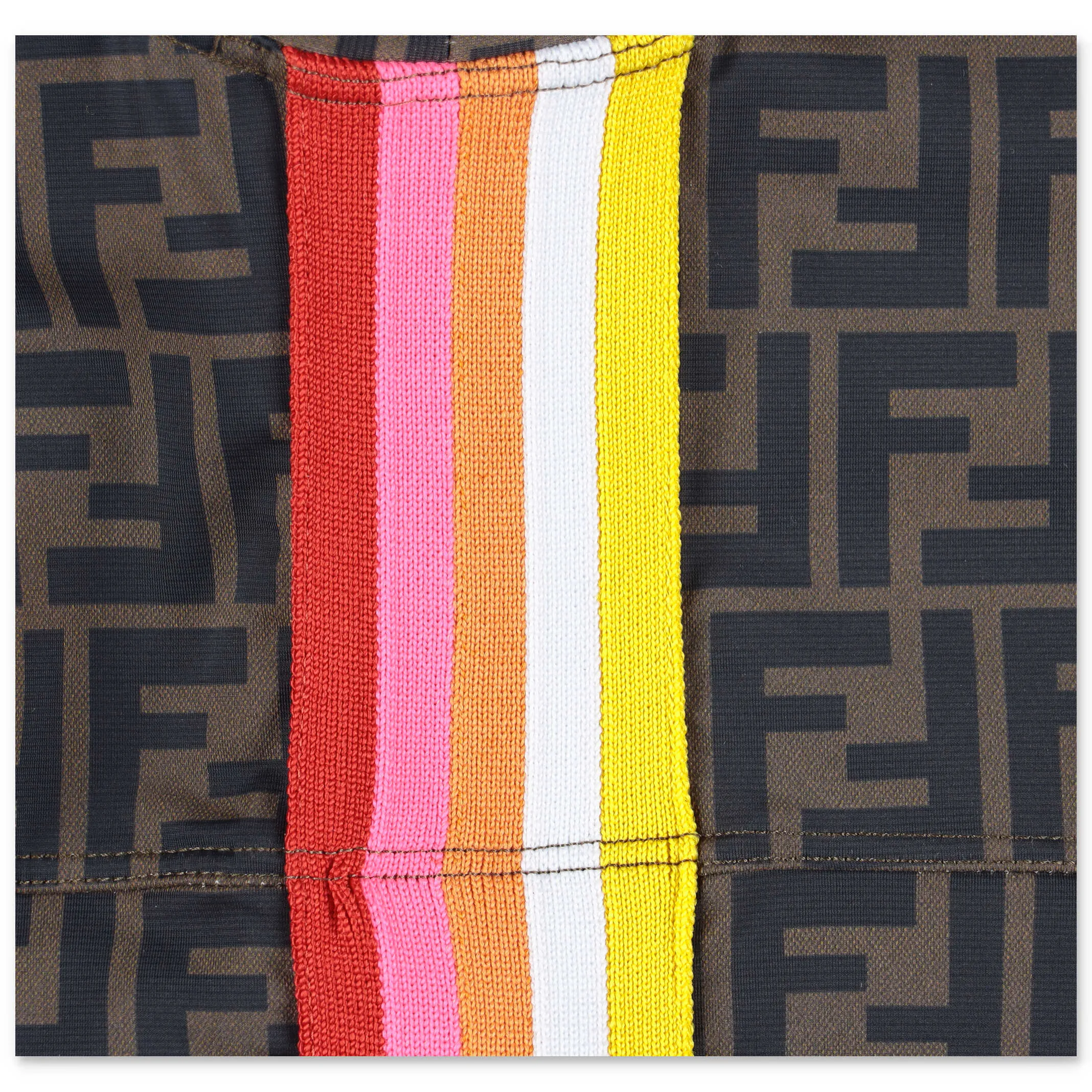 Fendi Kids FF Motif Crop Top