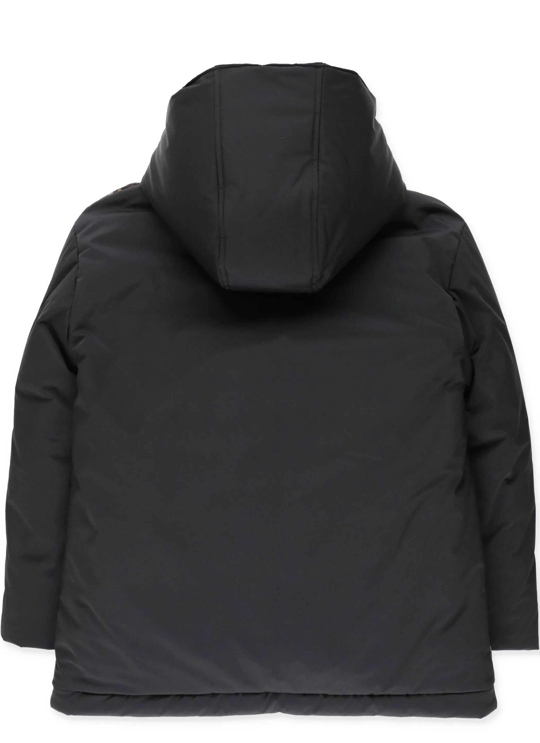 Fendi Kids FF Motif Hooded Coat