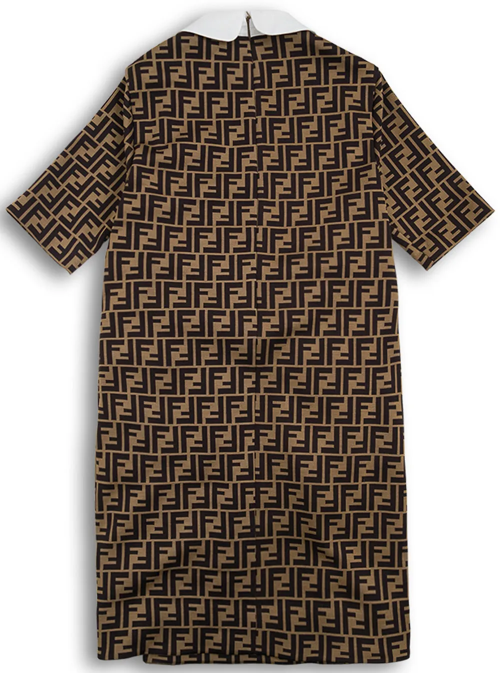 Fendi Kids FF Motif Short-Sleeve Dress