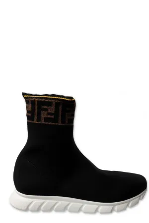 Fendi Kids FF Motif Sock Sneakers