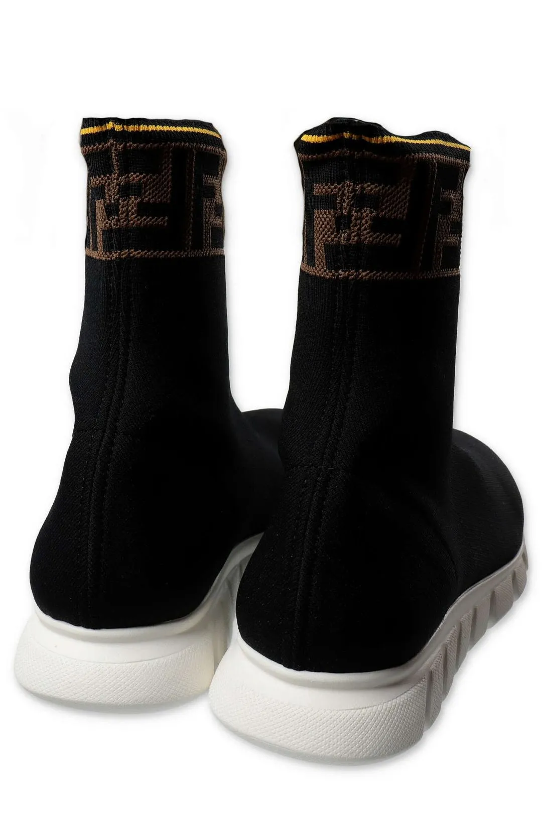 Fendi Kids FF Motif Sock Sneakers