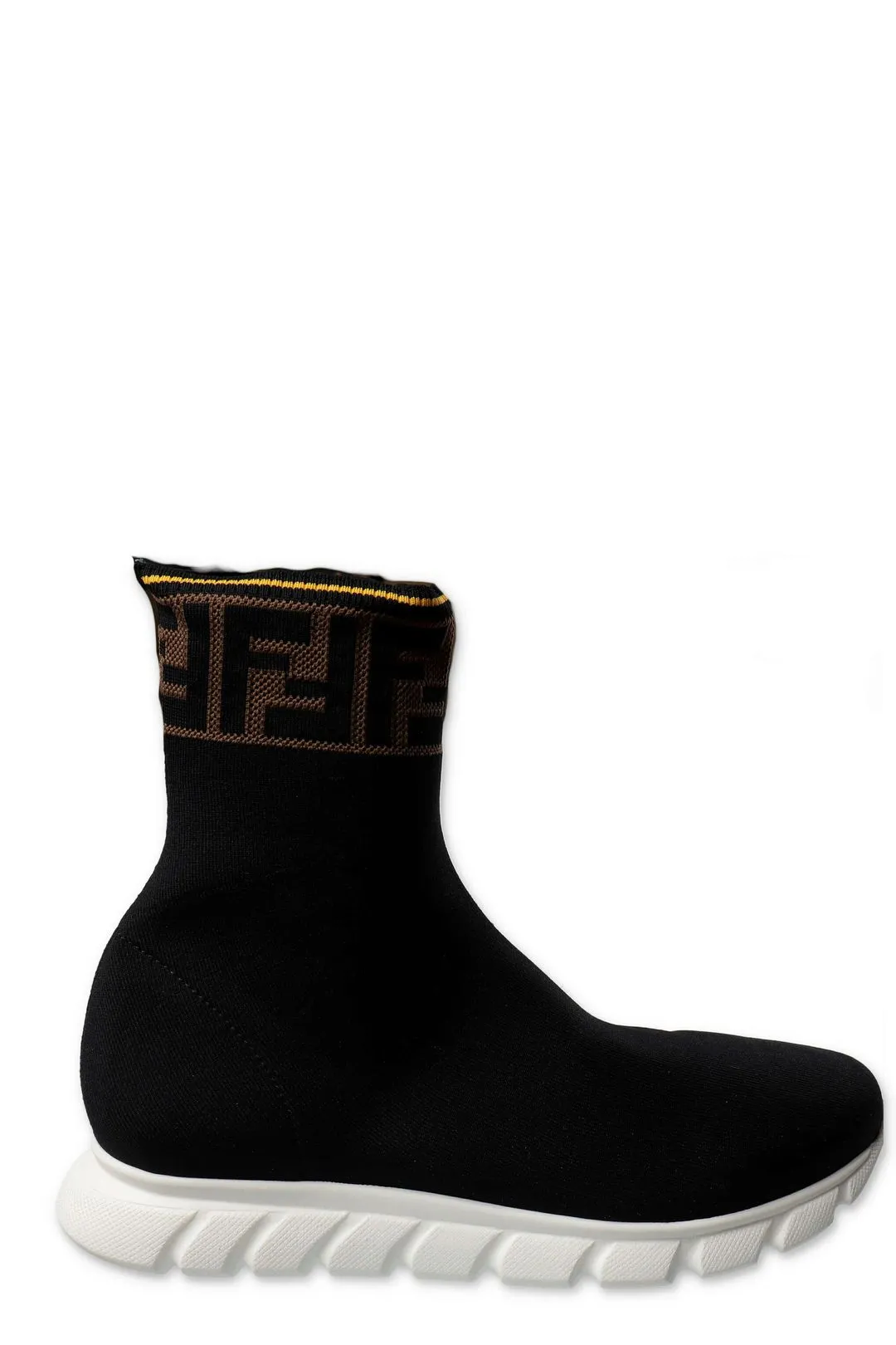 Fendi Kids FF Motif Sock Sneakers