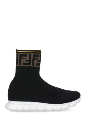 Fendi Kids FF Sock Sneakers
