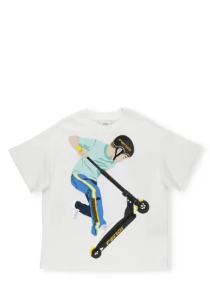 Fendi Kids Graphic Print T-Shirt