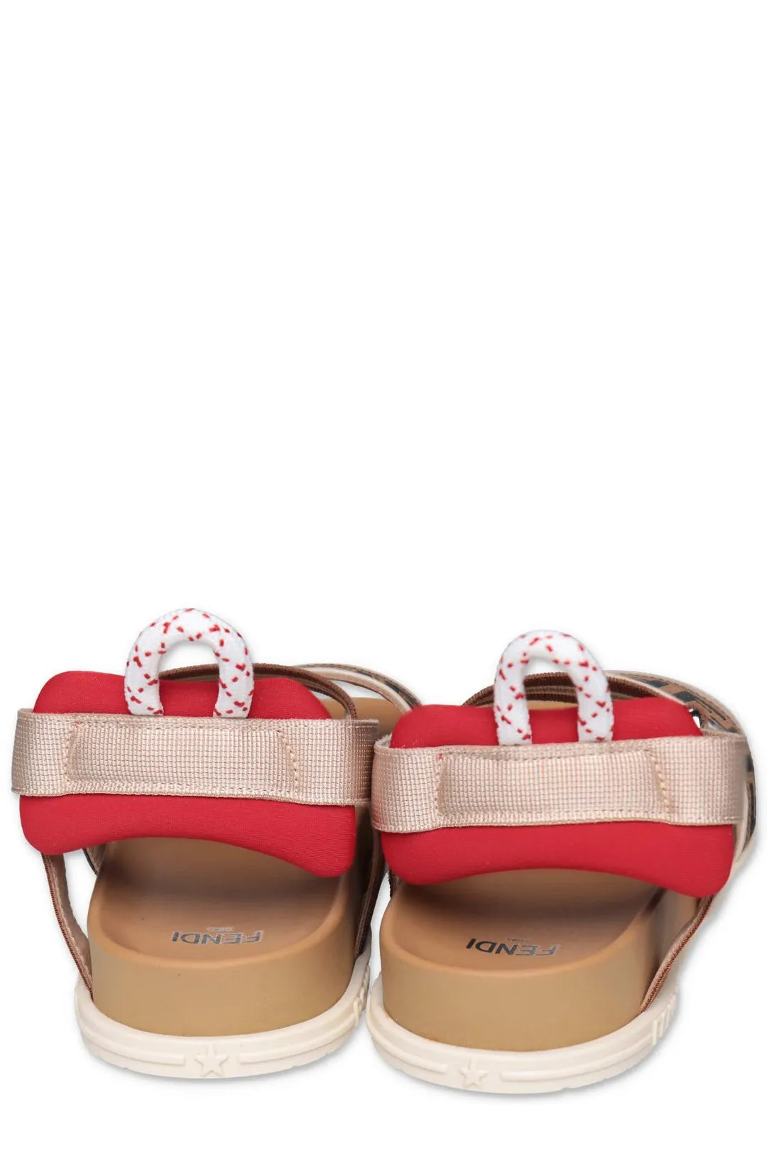 Fendi Kids Logo Band Strapped Sandals