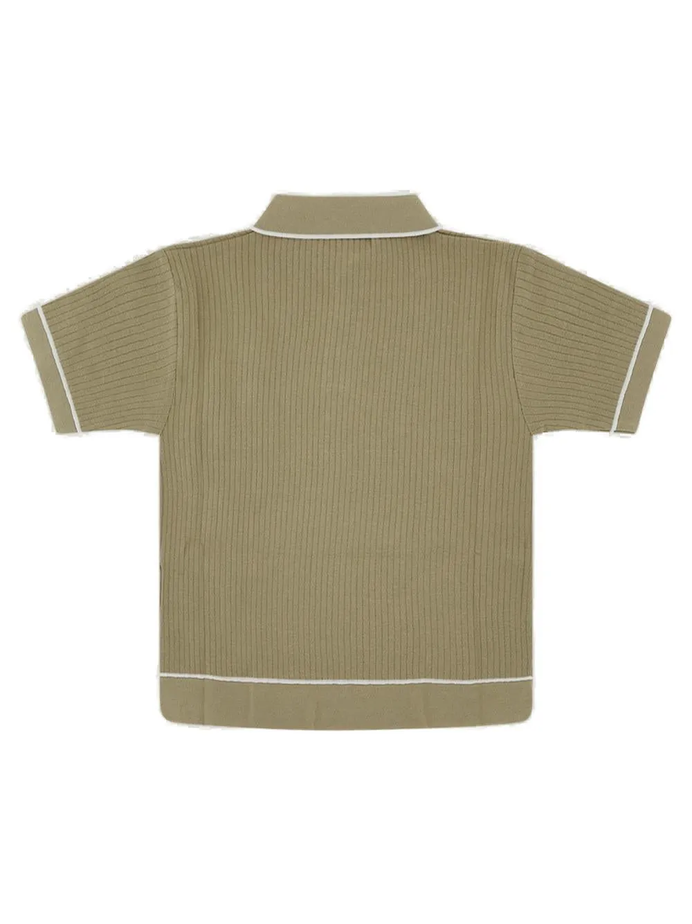 Fendi Kids Logo Detailed Short-Sleeved Polo Shirt