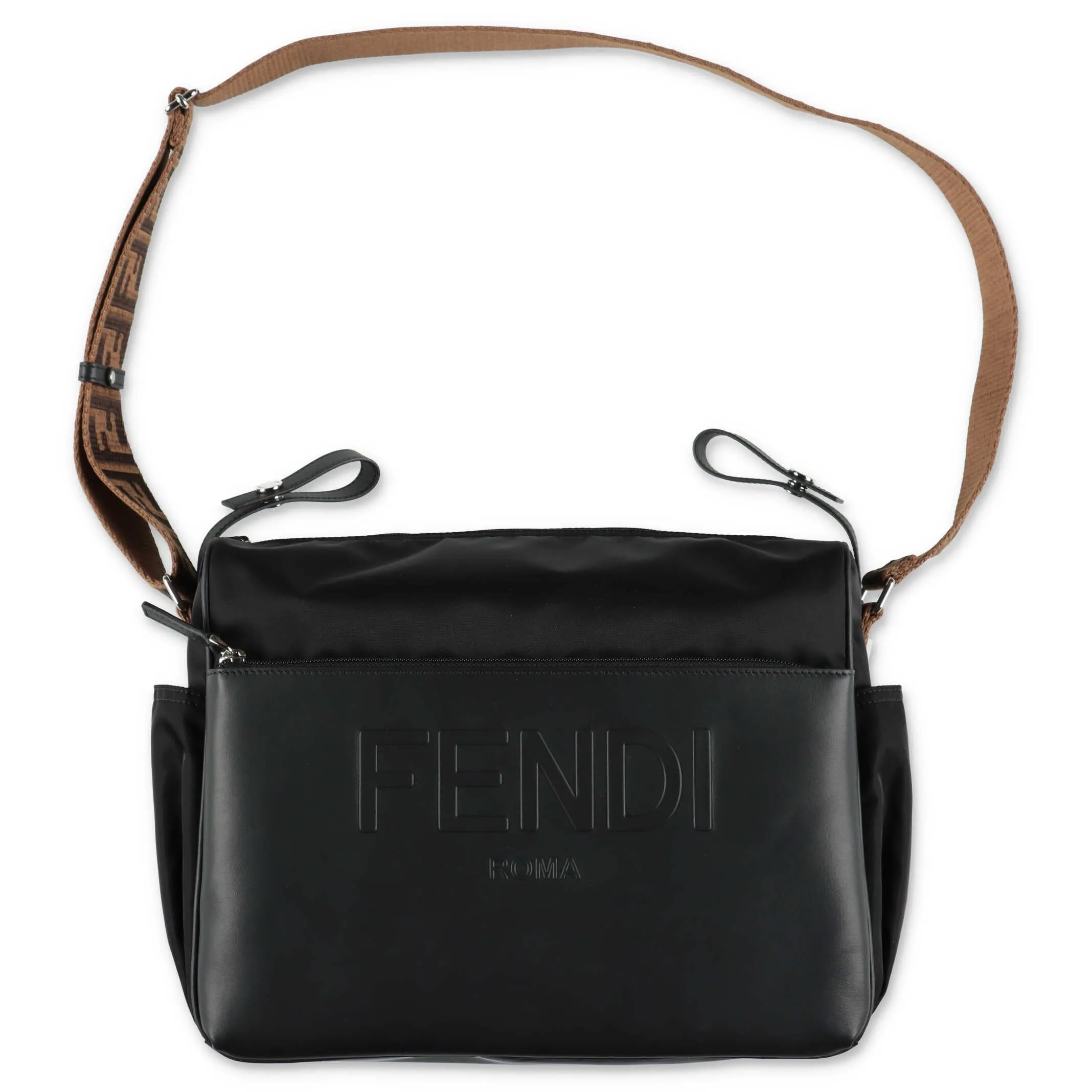 Fendi Kids Logo Embossed Changing Bag