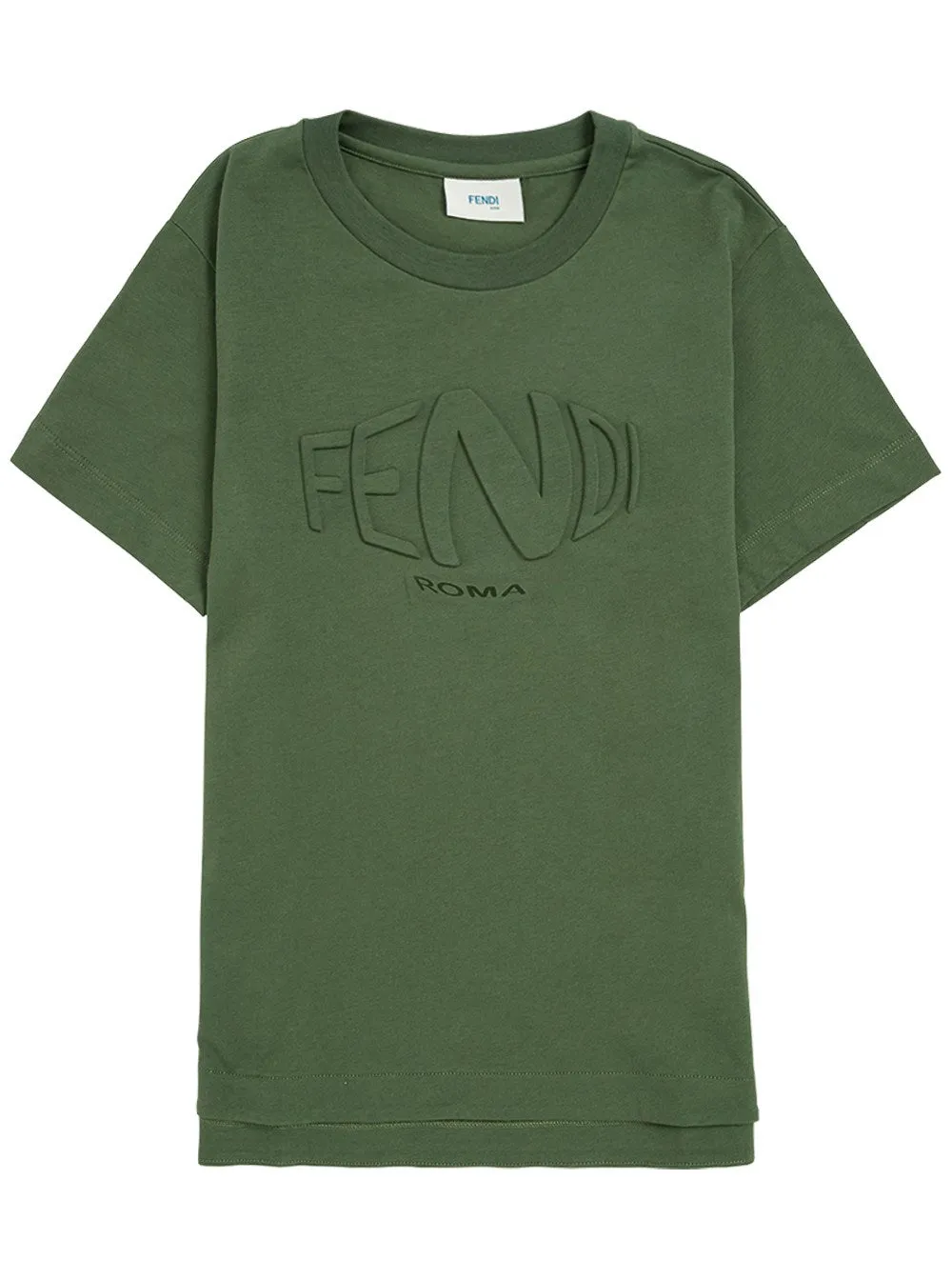 Fendi Kids Logo Embossed T-Shirt
