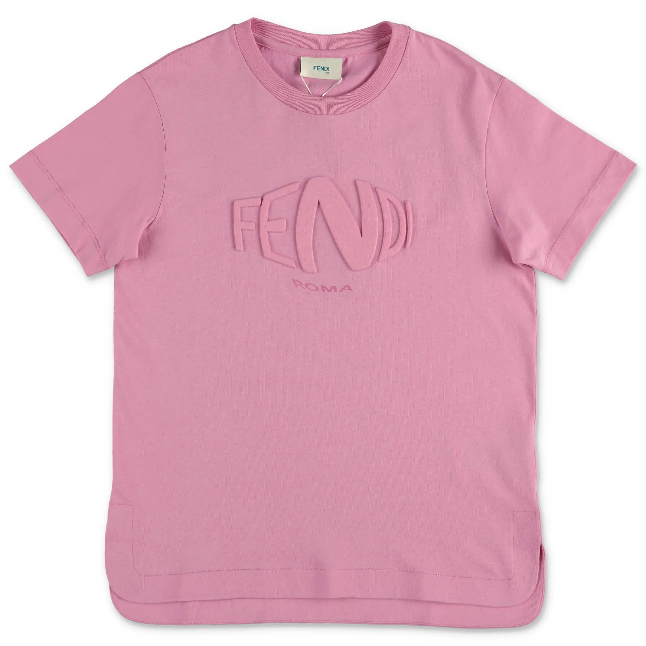 Fendi Kids Logo Embossed T-Shirt