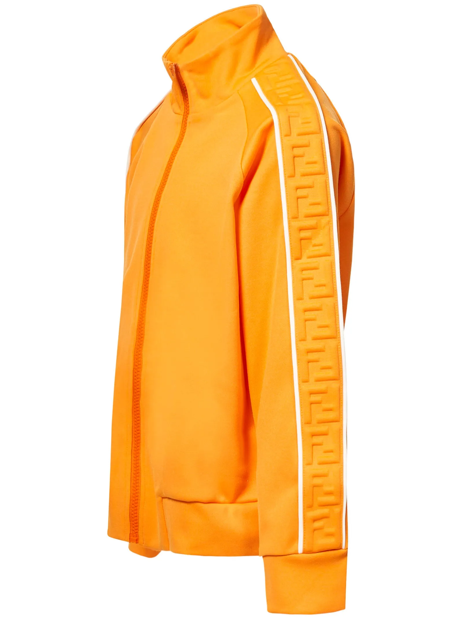 Fendi Kids Logo Embossed Track Jacket