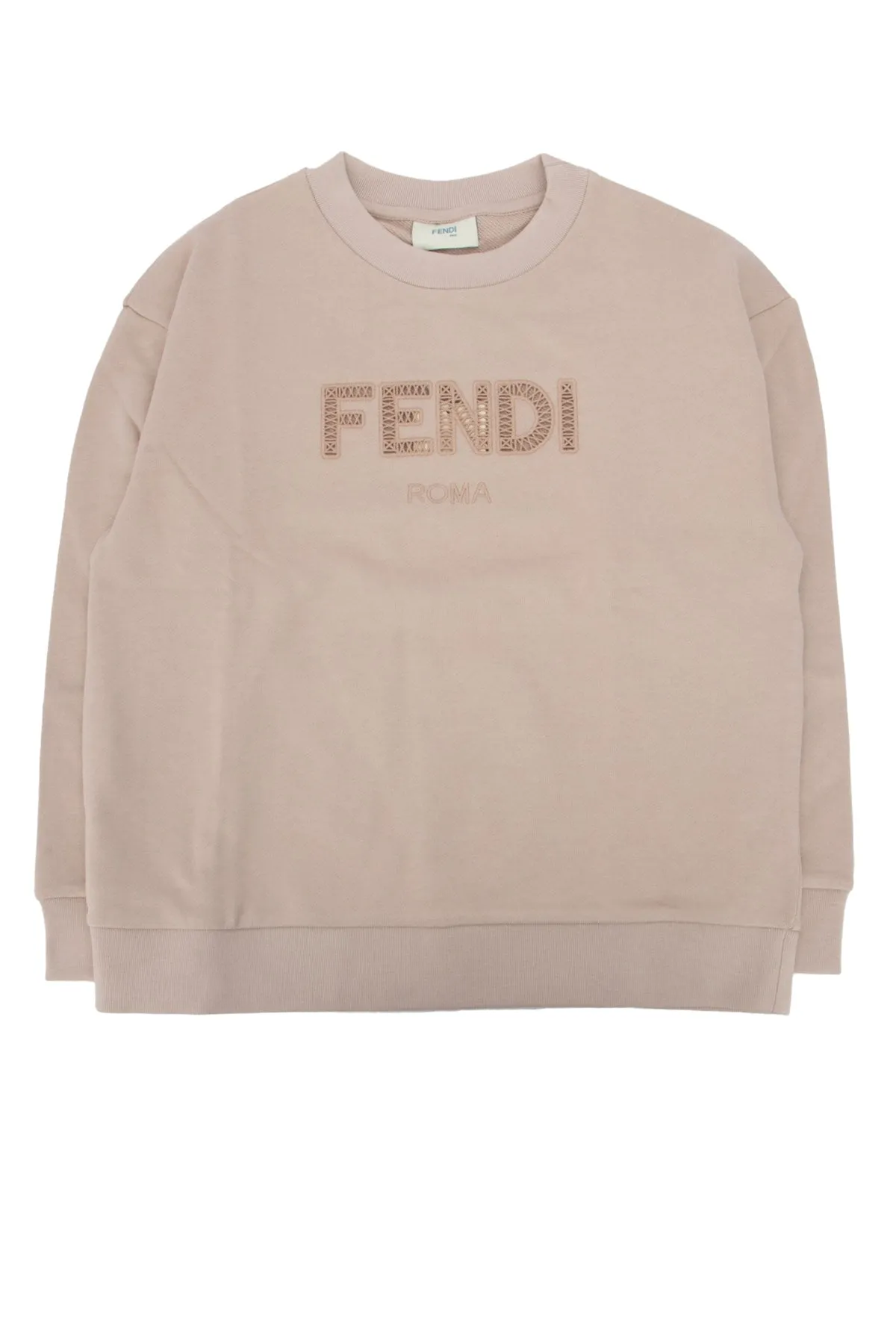 Fendi Kids Logo Embroidered Sweatshirt