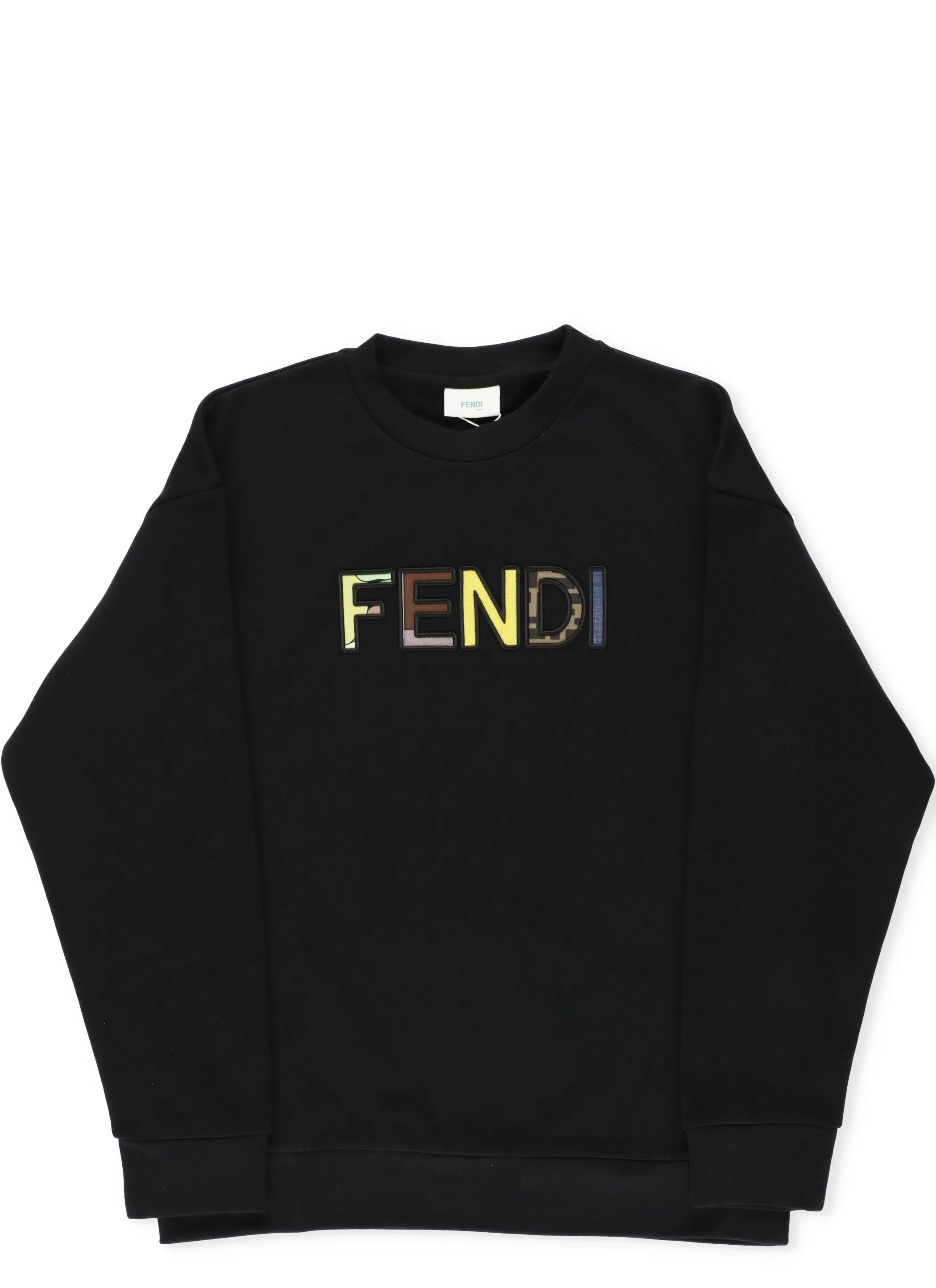 Fendi Kids Logo Embroidered Sweatshirt