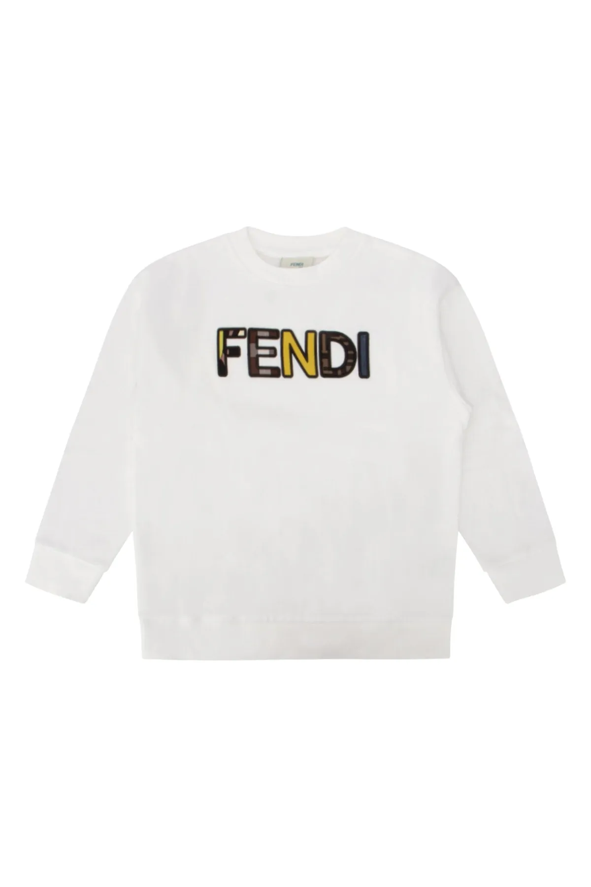Fendi Kids Logo Embroidered Sweatshirt