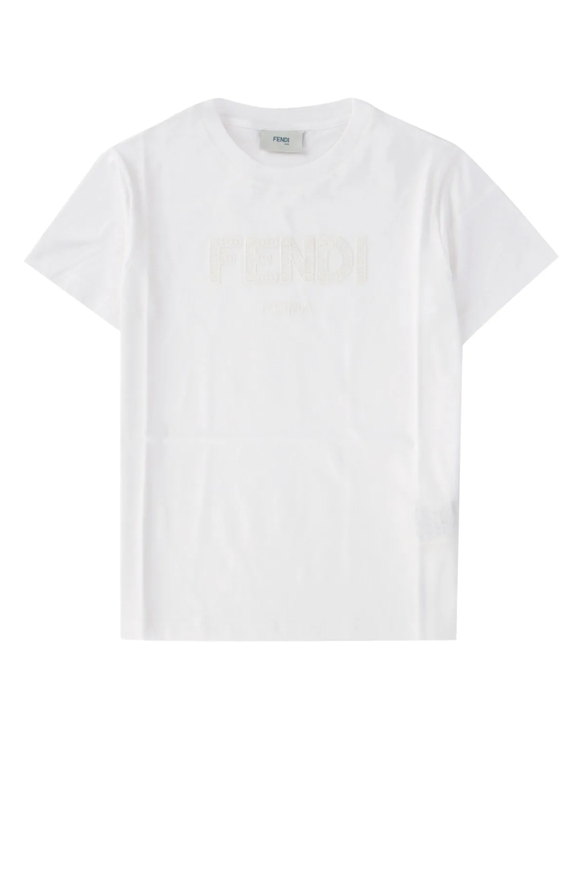 Fendi Kids Logo Embroidered T-Shirt