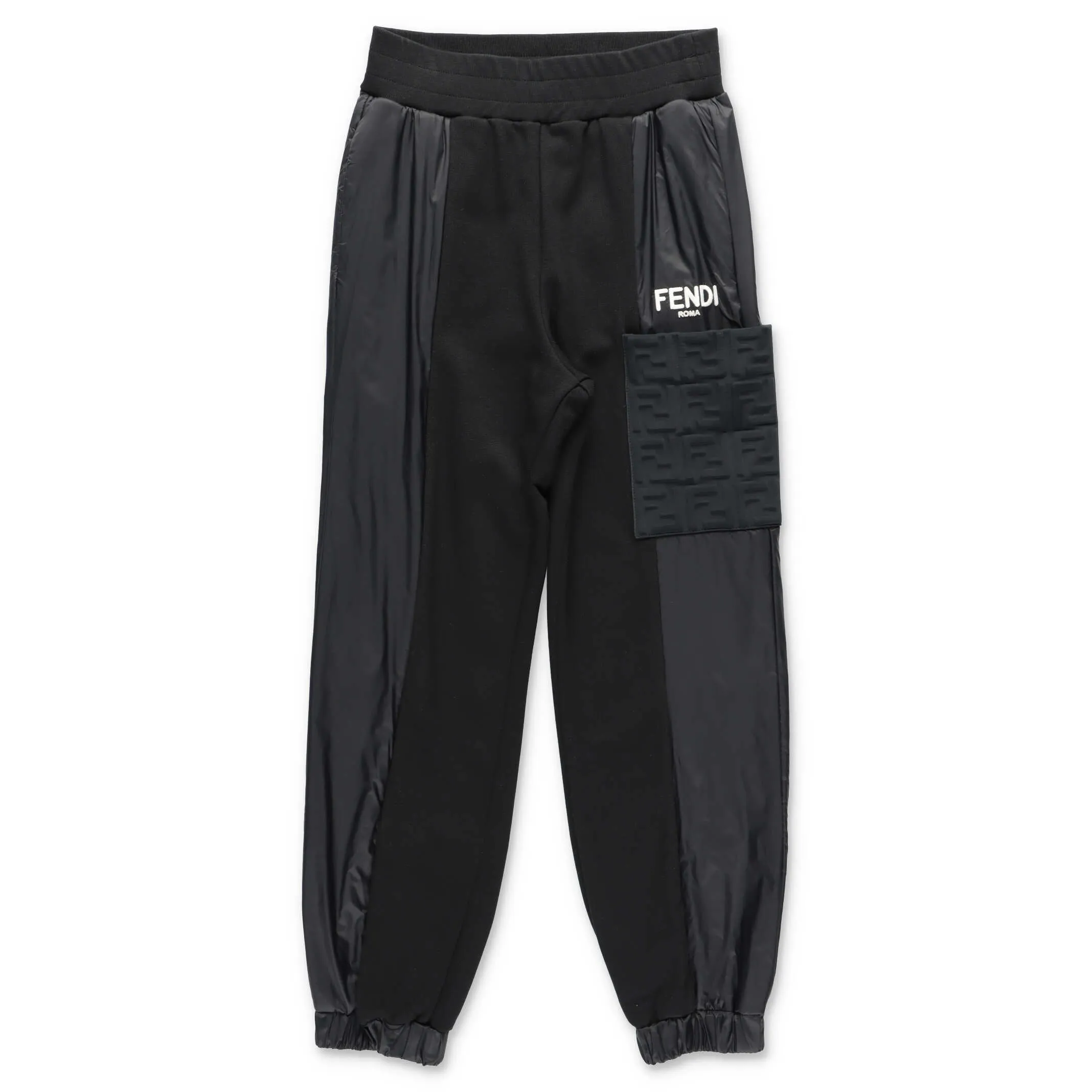 Fendi Kids Logo Embroidered Track Pants