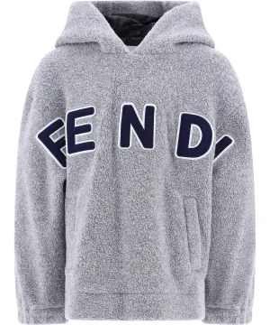 Fendi Kids Logo Patch Hoodie