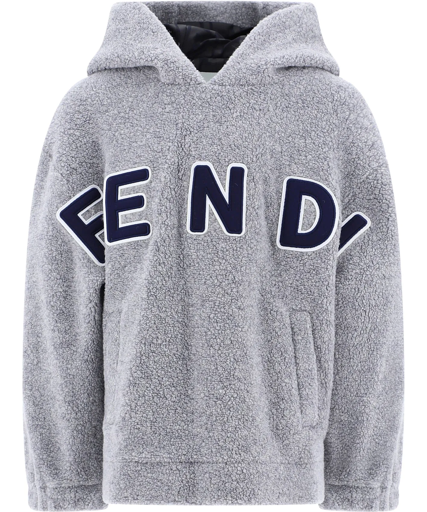 Fendi Kids Logo Patch Hoodie