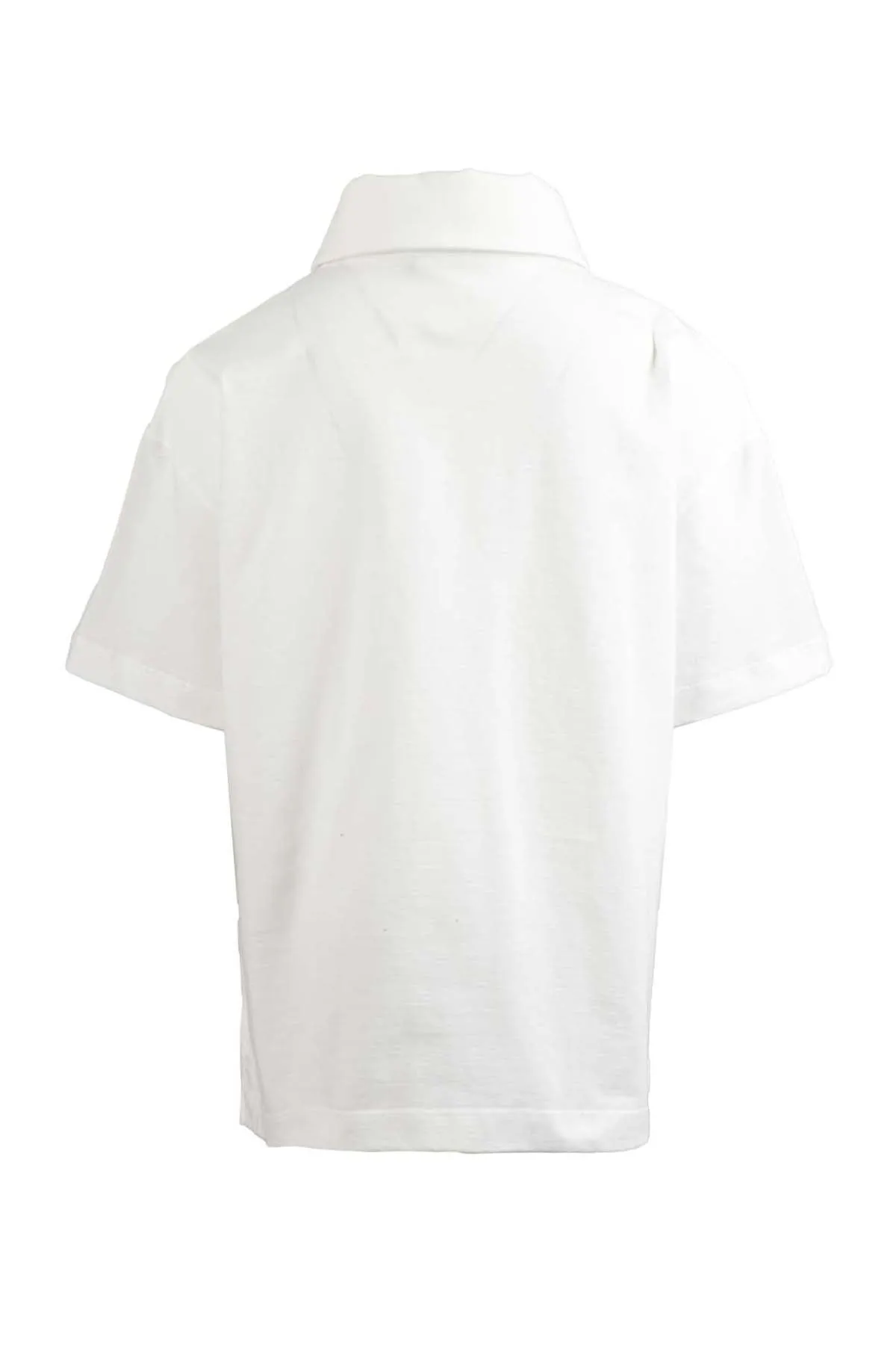 Fendi Kids Logo Patch Short-Sleeved Polo Shirt