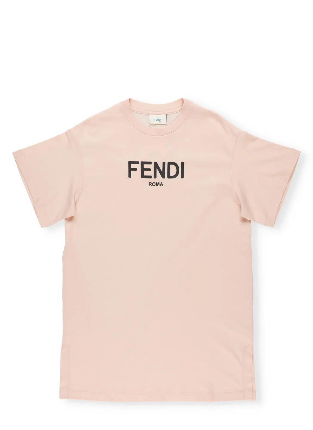 Fendi Kids Logo Print Crewneck T-Shirt
