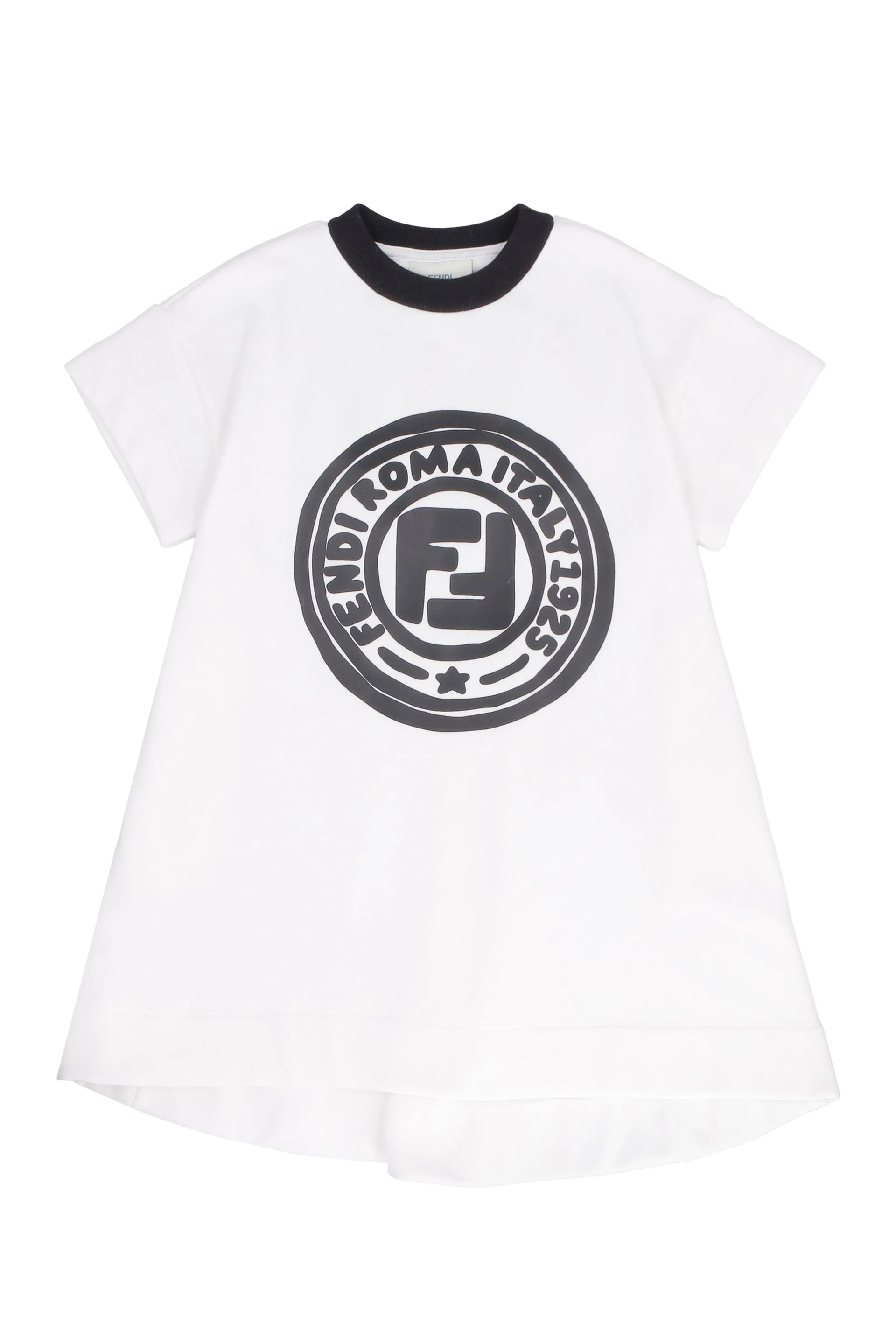 Fendi Kids Logo Printed T-Shirt Dress