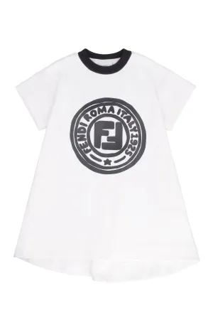 Fendi Kids Logo Printed T-Shirt Dress
