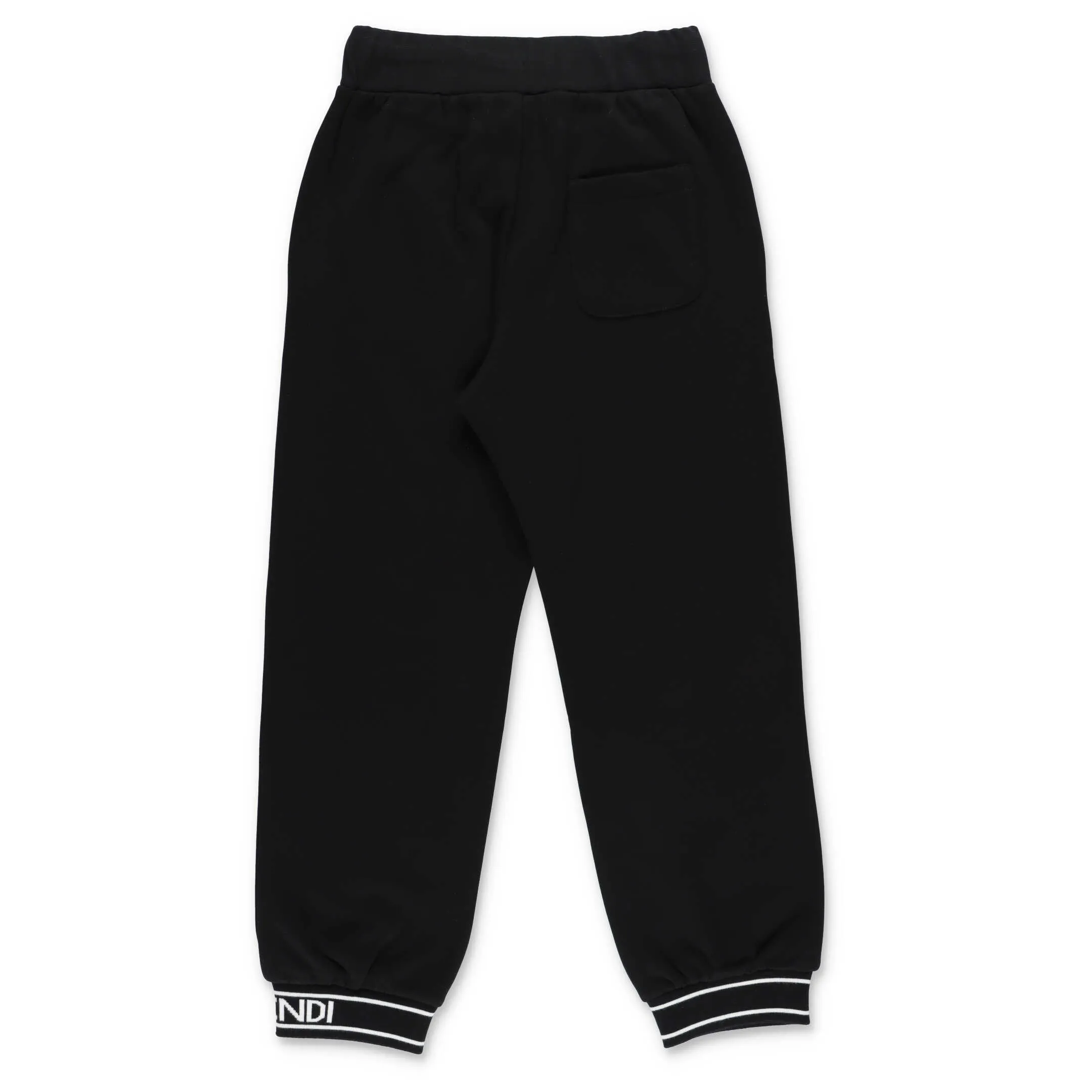 Fendi Kids Logo Tape Drawstring Track Pants