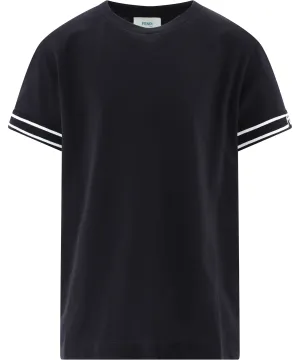 Fendi Kids Logo Tape T-Shirt