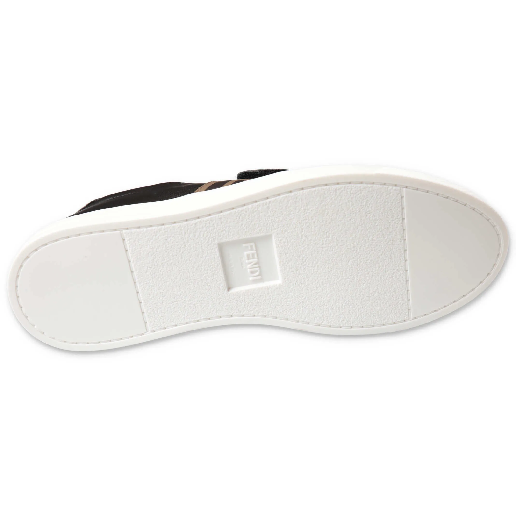 Fendi Kids Monogram Strap Sneakers