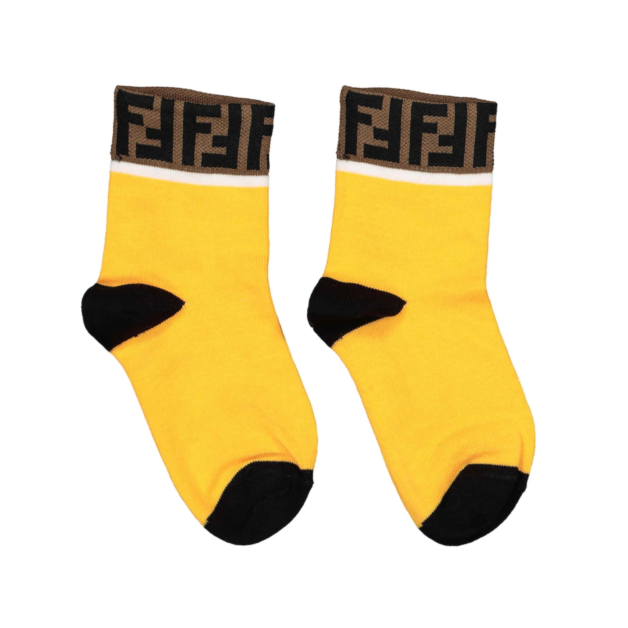 Fendi Kids Two-Pack FF Motif Socks