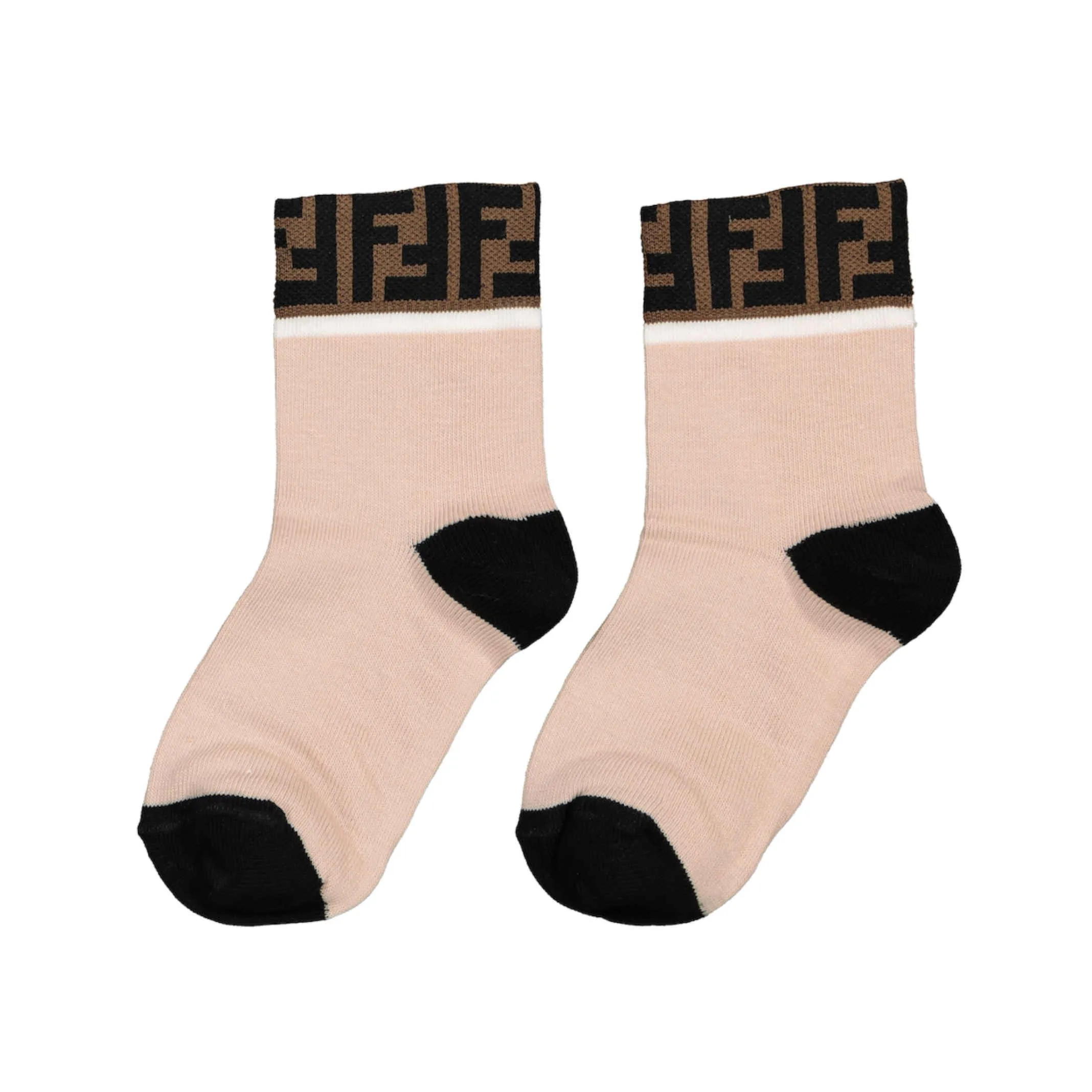 Fendi Kids Two-Pack FF Motif Socks