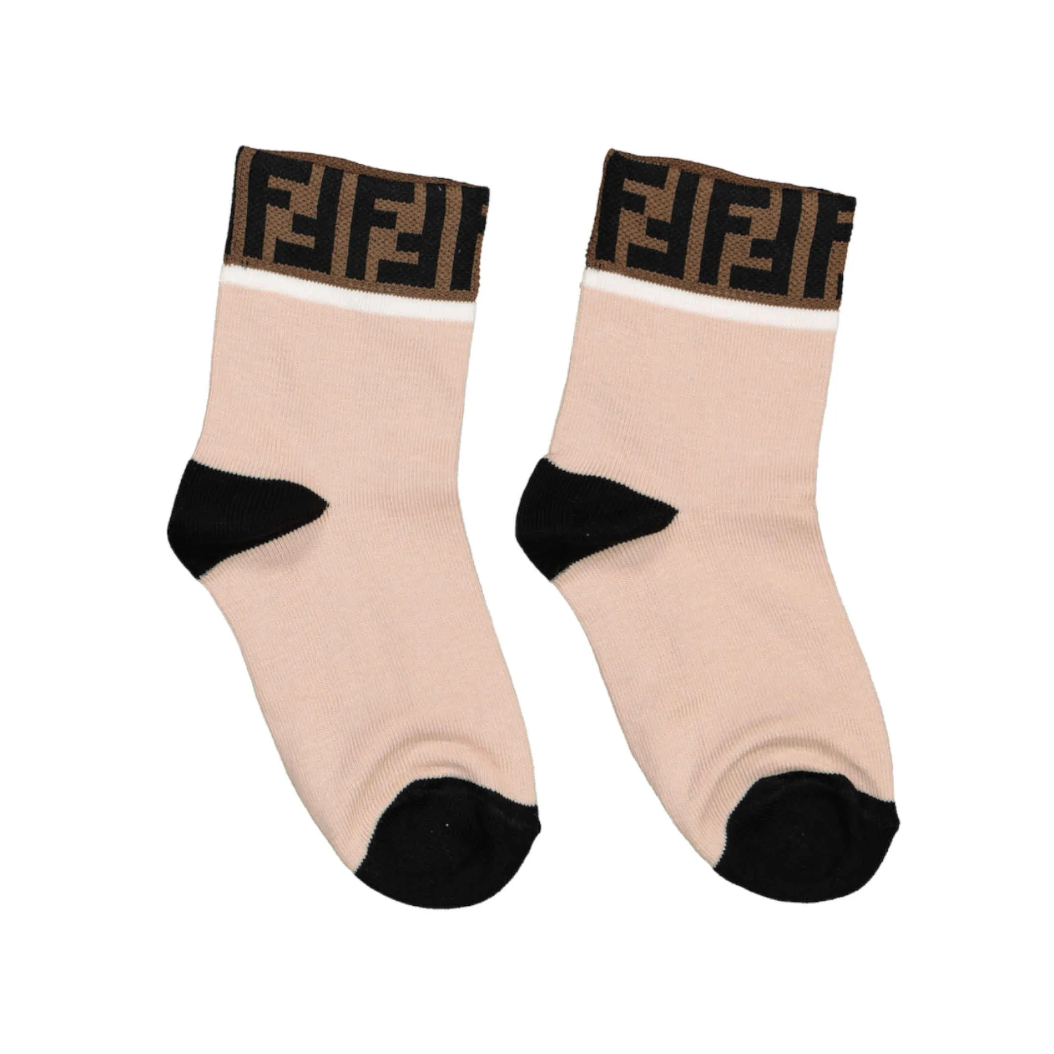 Fendi Kids Two-Pack FF Motif Socks