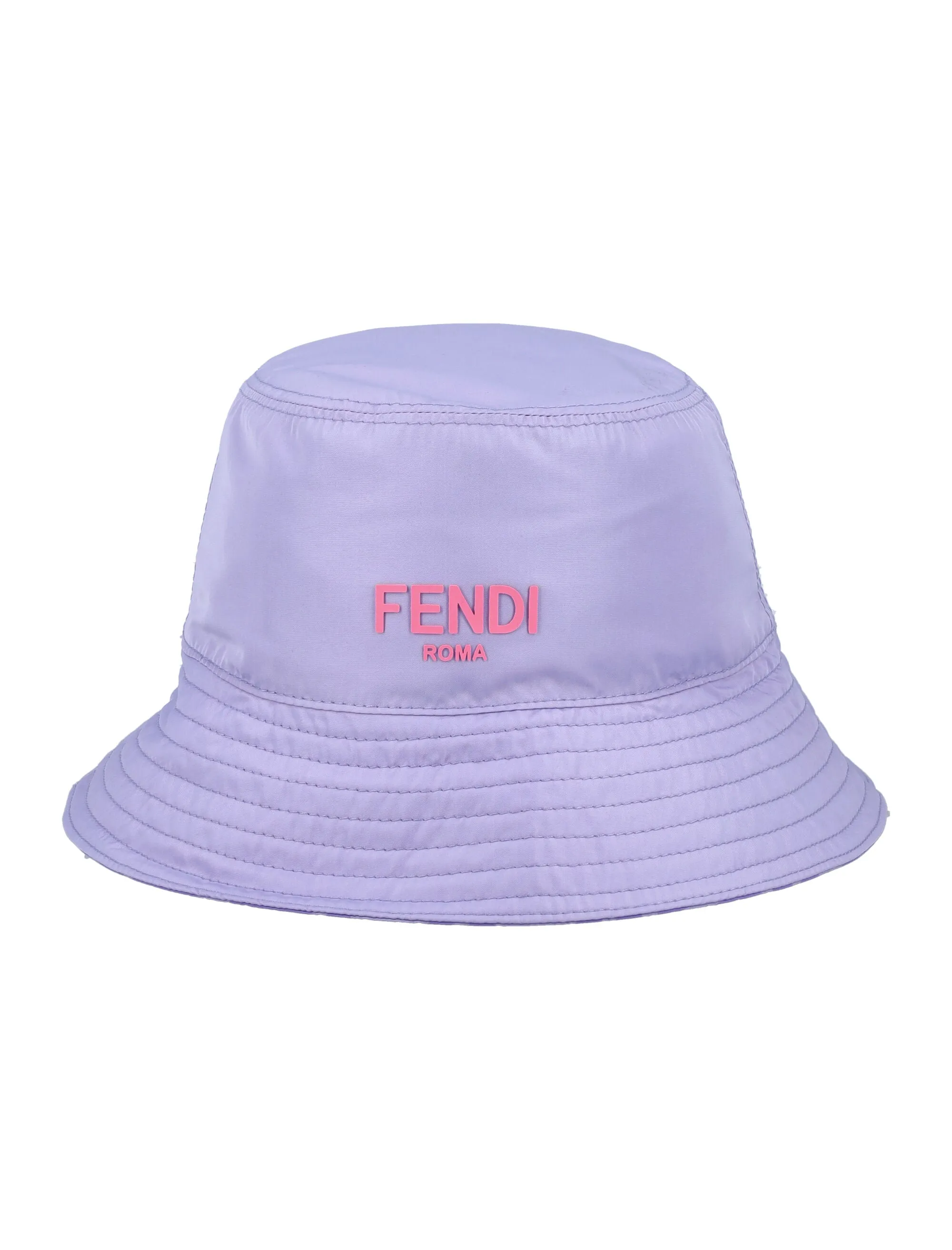 Fendi Logo Detailed Reversible Bucket Hat