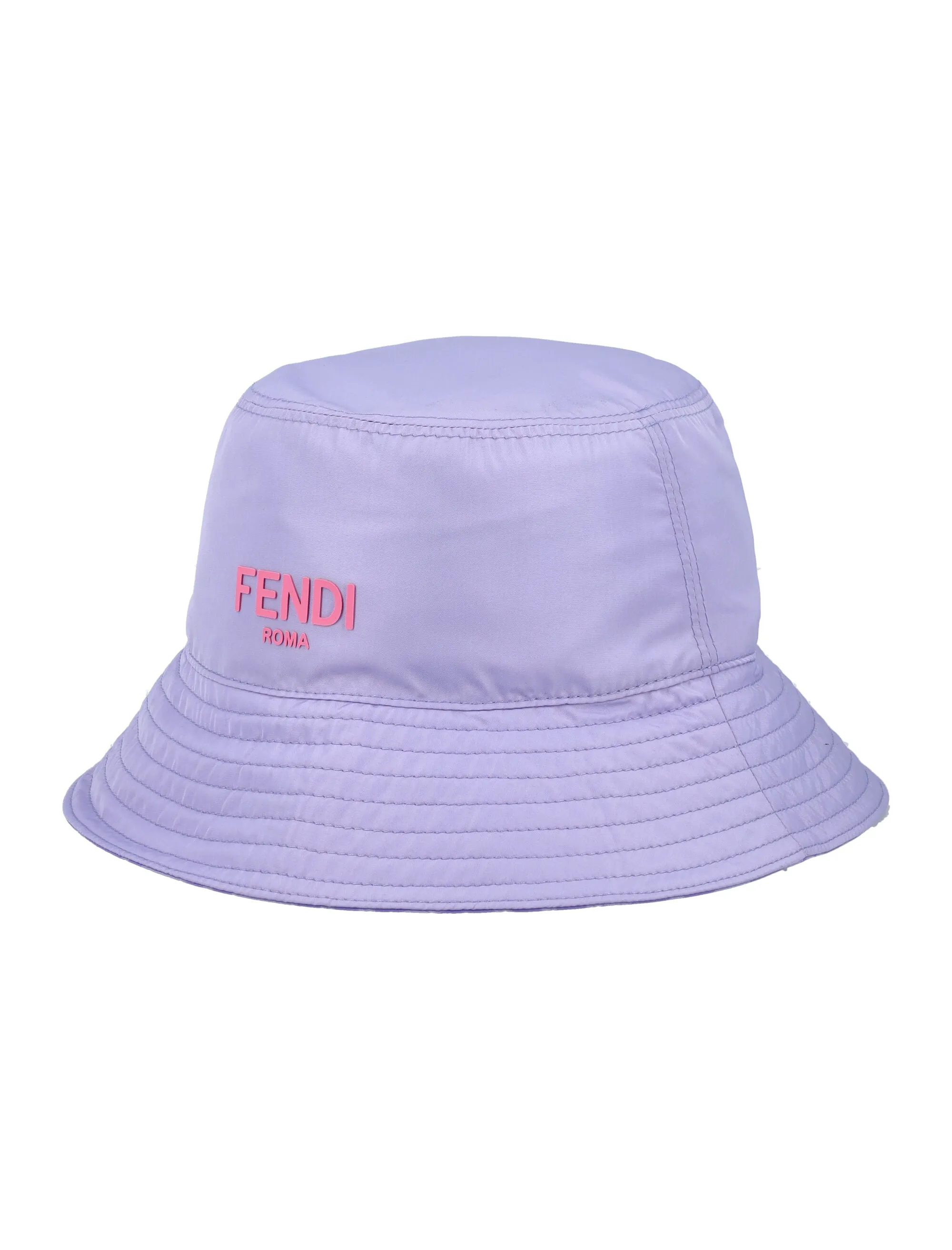 Fendi Logo Detailed Reversible Bucket Hat