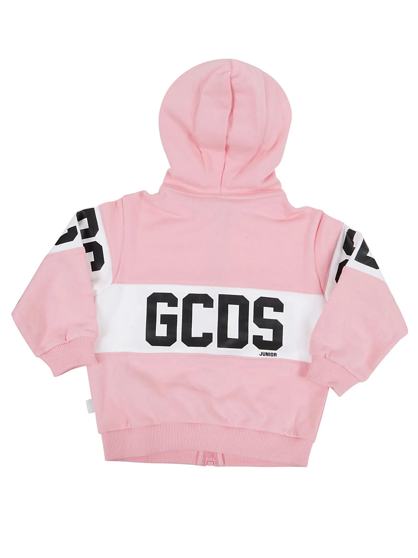 GCDS Kids Logo Band Zipped Hoodie