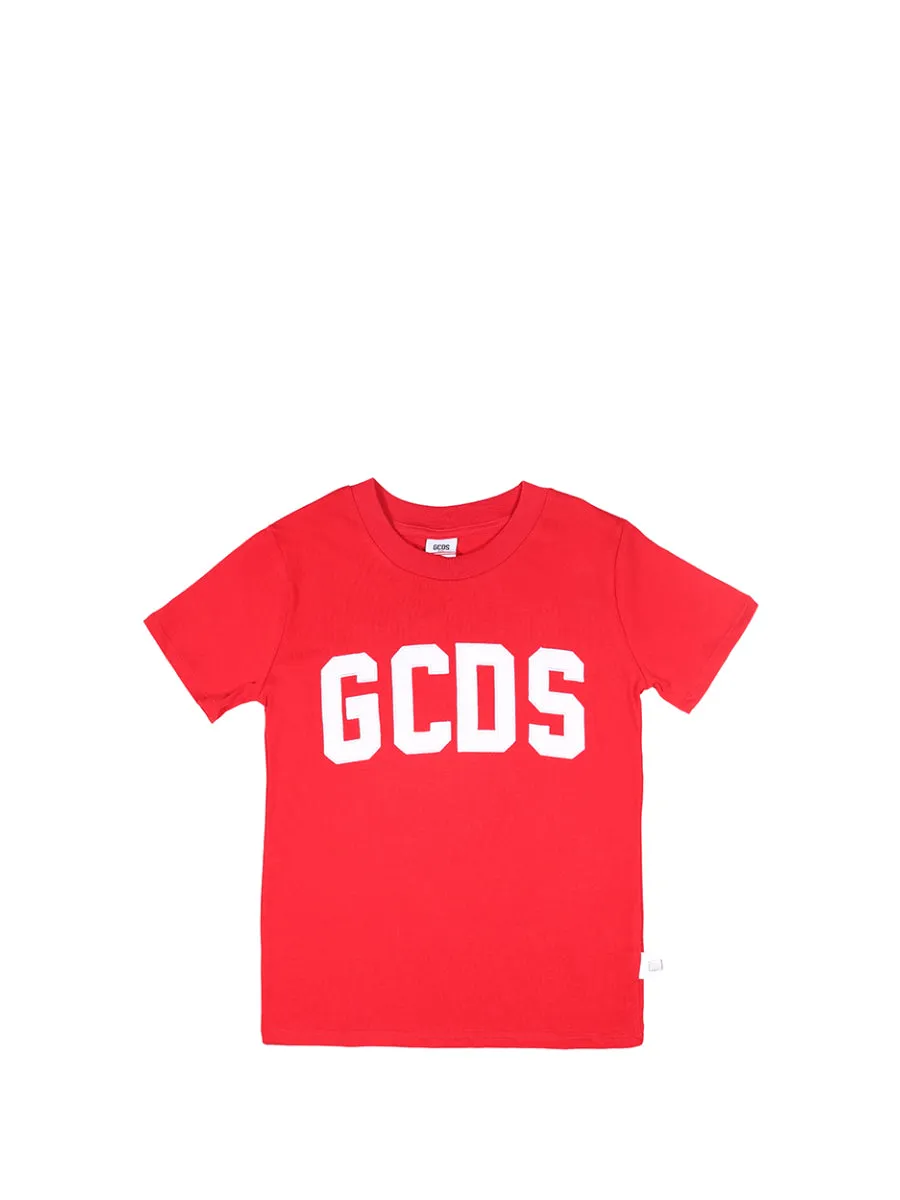 GCDS Kids Logo Embroidered T-Shirt