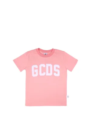 GCDS Kids Logo Embroidered T-Shirt