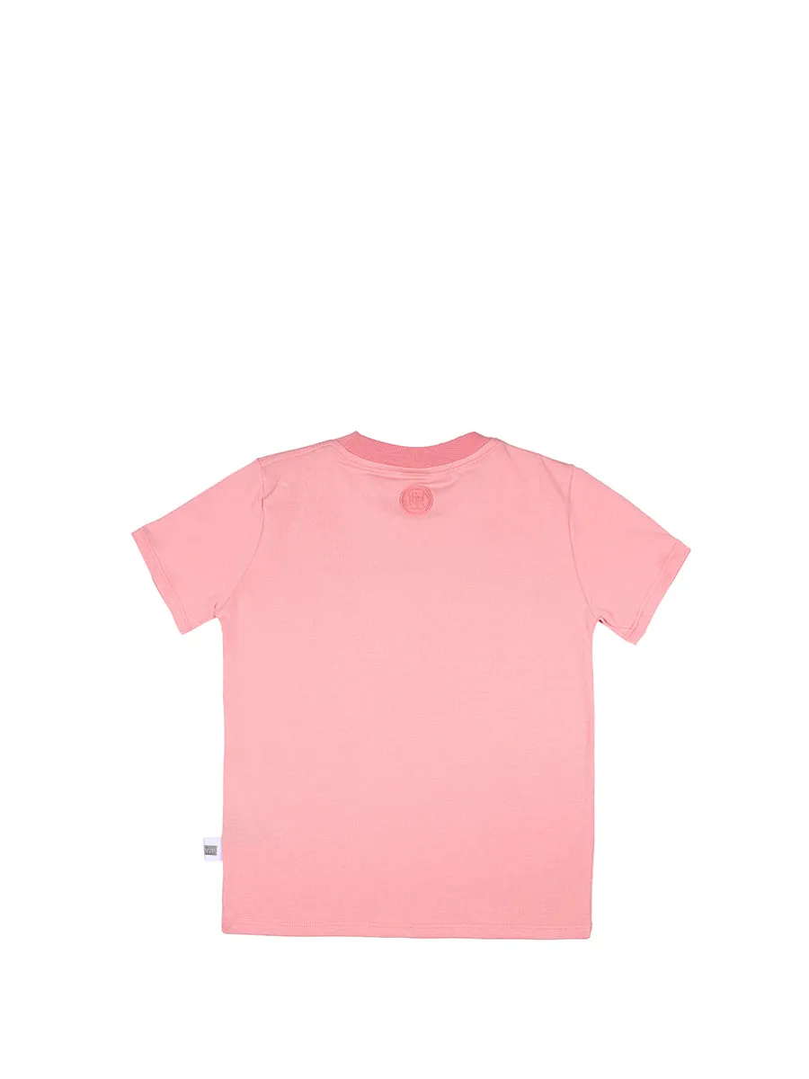GCDS Kids Logo Embroidered T-Shirt